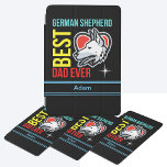 Personlig Tyska shepherd Pappa, Hund, Pappa iPad Mini Skydd<br><div class="desc">Personlig German Shepherd Pappa,  Hund iPad mini Cover. Anpassa den med ditt namn så att chicen ser väldigt unik ut.</div>