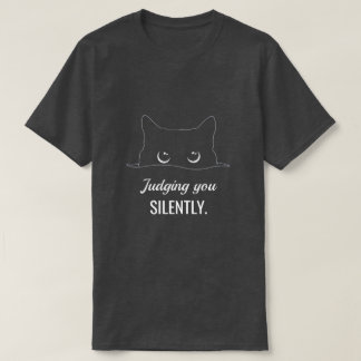 Personlig Tyst Domande Katt T Shirt