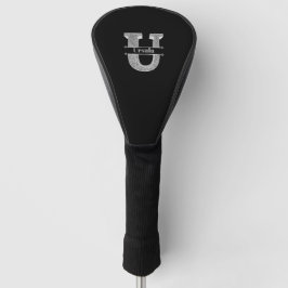 Personlig U Ursprungligt Silver Monogram ditt namn