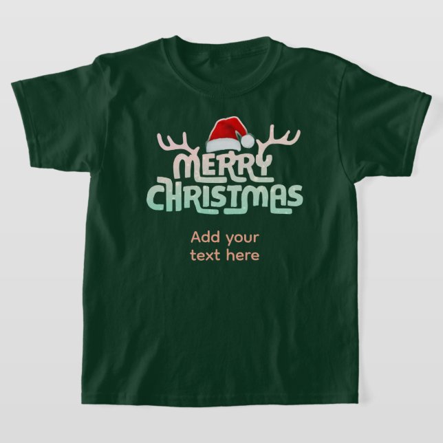 Personlig Ugly jul Tee Shirts för barn (Laydown)