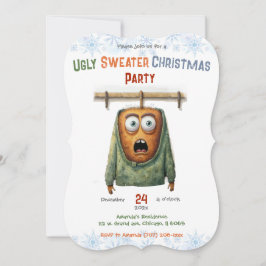 Personlig Ugly Sweater jul Party Inbjudningar