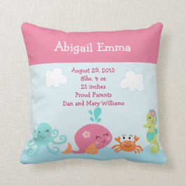 Personlig Under havets liv Pillow Keepsaké Kudde