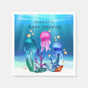 Personlig under Sea Jelly Fish Pappersservett