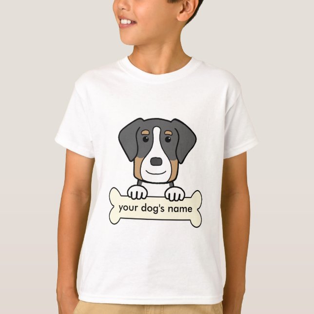 Personlig Underbarare Hund för schweiziska bergsom T-shirt (Framsida)