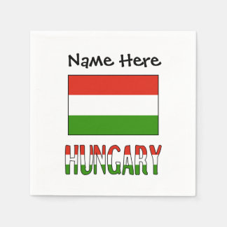 Personlig Ungernflagga Pappersservett