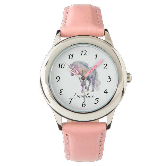 Personlig Unicorn Barn Armbandsur (Framsida)