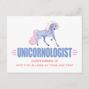 Personlig Unicorn Vykort