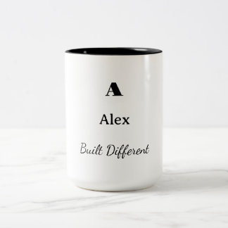 Personlig unik kaffemugg Initialer
