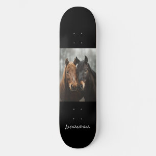 Personlig Unik skateboard för häst, litet par