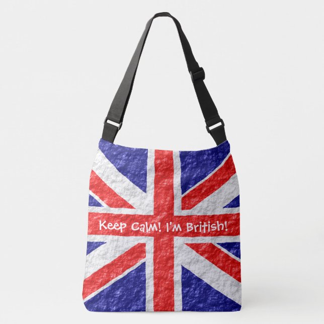 Personlig Union Jack Flagga Design Axelväska (Framsida)