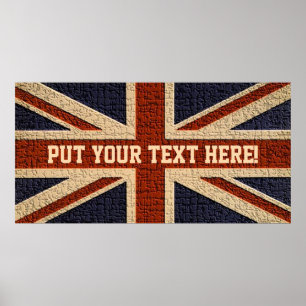 Personlig Union Jack Poster