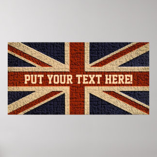 Personlig Union Jack Poster