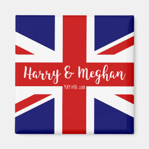 Personlig Union Jack   ROYAL BRÖLLOP Magnet