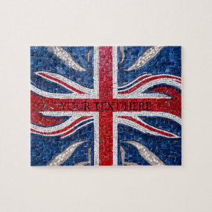 Personlig United Kingdom Flagga Designer Pussel