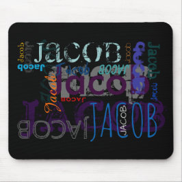 Personlig Upprepande Namn 5 brev Mousepad Musmatta