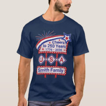 Personlig USA 250 – Patriotisk Retro Marquee