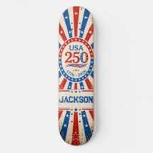 Personlig USA America 250 Skateboard