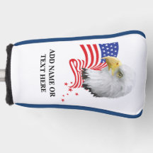 Personlig USA Eagle Golf Putter Cover