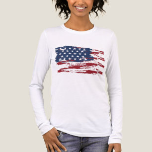 Personlig USA Flagga T-shirt