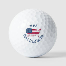 Personlig USA Karta och Flagga Går inte på me