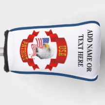 Personlig USA Patriot Golf Putter Cover