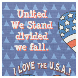 Personlig USA Patriotic Design Tyg