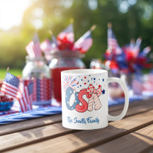 Personlig USA patriotisk mugg