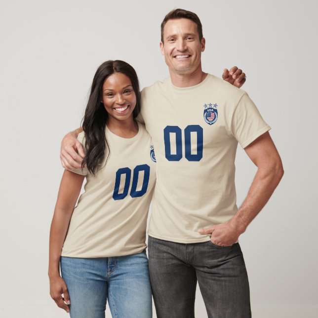 Personlig USA Sport Jersey Långärmad Raglan T-shirt (Unisex)