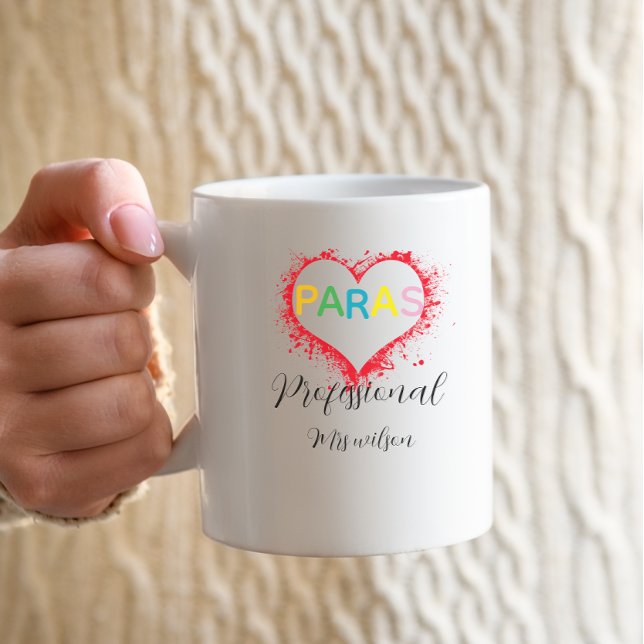 Personlig utbildare för paraprofessionell lärare kaffemugg (Skapare uppladdad)