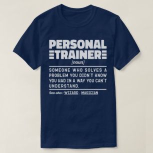 Personlig utbildare Noun Auktoriserad Coach Humor- T Shirt