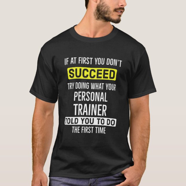 Personlig utbildare t shirt (Framsida)