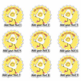 Personlig Utmärkt matlärare Reward Sticker Klistermärken