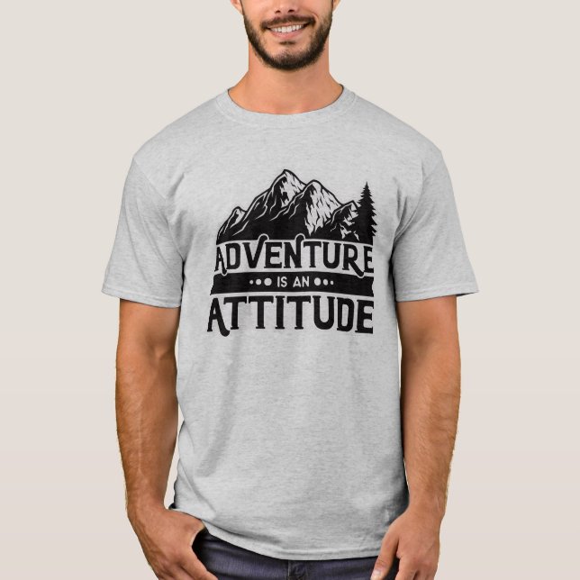 Personlig Vacation Äventyr är en Attitude T Shirt (Framsida)