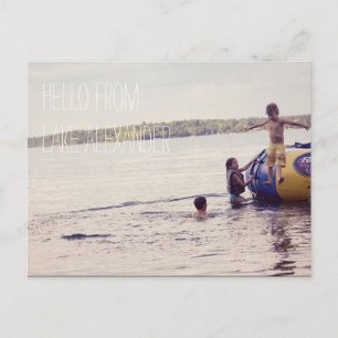 Personlig Vacation Photo Postcard Vykort