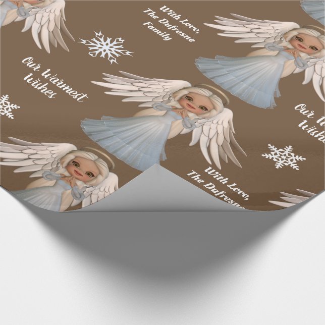 Personlig Vacker Angel Presentpapper (Hörn)