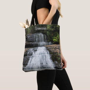 Personlig Vacker Waterfall Nature Photo Tygkasse