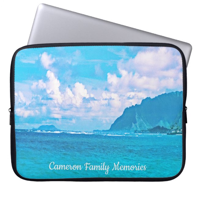 Personlig Vackra havet Vinkarare Laptop sleeve (Framsidan)