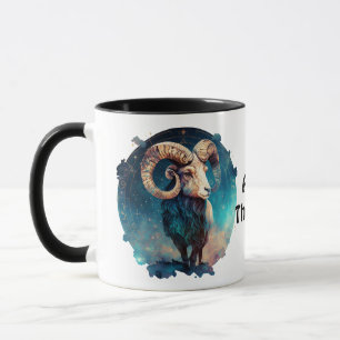 Personlig Väduren Zodiak Bagge Astrologi Mugg