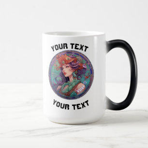 Personlig Våg Zodiac Magisk Mugg