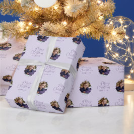 Personlig Vågigt Ram Simple Bow God jul Presentpapper