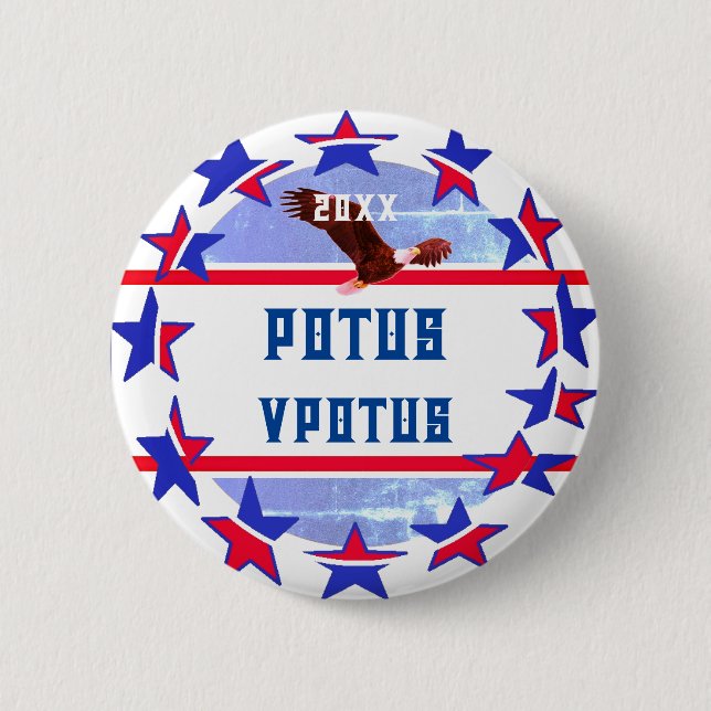 Personlig val - Potus / Vice Potus Knapp (Framsida)