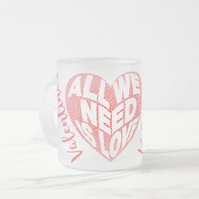 Personlig Valentindagen Mugg (Framsida vänster)