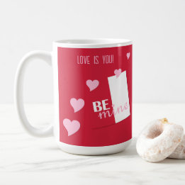 Personlig Valentine Kärlek är du. Kaffemugg