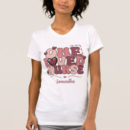 Personlig Valentine Nurse-uppskattning T Shirt
