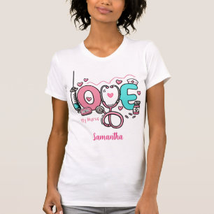 Personlig Valentine Nurse-uppskattning T Shirt