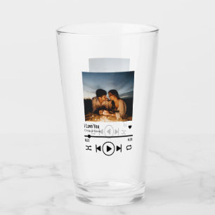 Personlig Valentine Photo Sång Playlist Glaskopp