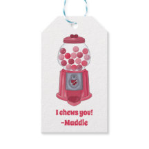 Personlig Valentines Bubble Gum Boll Maskin