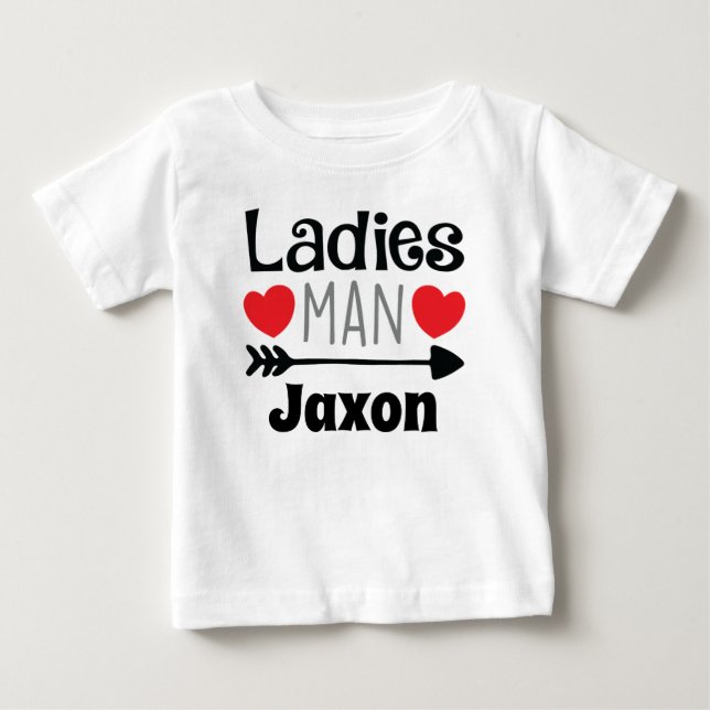 Personlig Valentines Dam Man Boys Shirt T (Framsida)