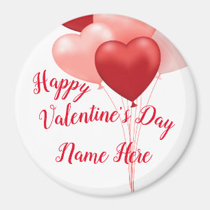 Personlig Valentines Day Magnet GmbH-gåva