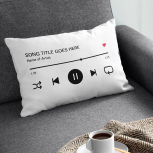 Personlig Valentines day Sång Album par Prydnadskudde